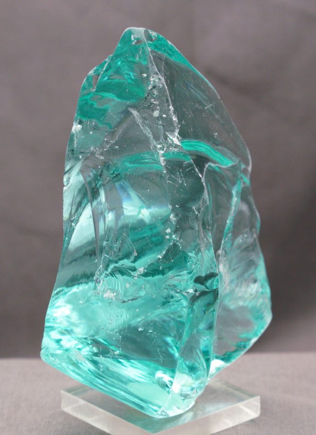 Gem Cyan Angeles "Heart" Monatomic Andara Crystal 205.4 g. - Image 4