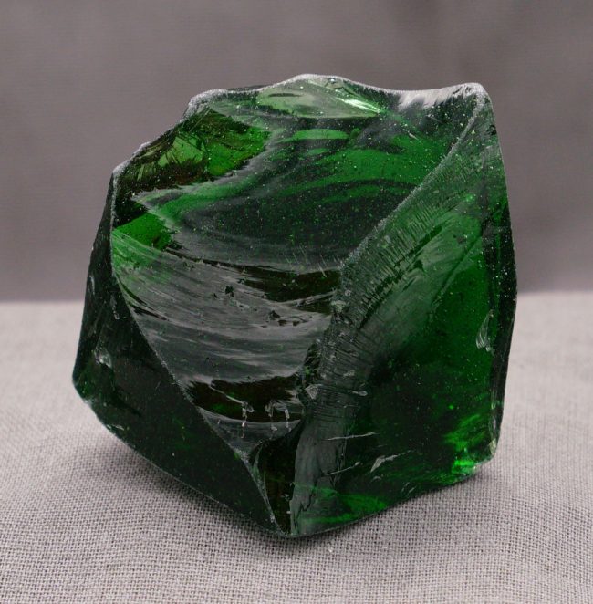 Gem Emerald Shift Sea Foam Monatomic Andara Crystal 64.4 g.