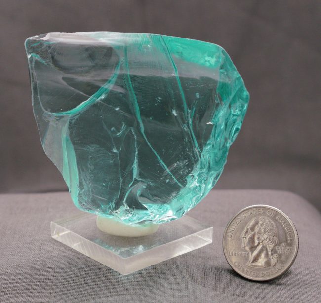 Gem Cyan Angeles Monatomic Andara Crystal 104.4 g. - Image 4
