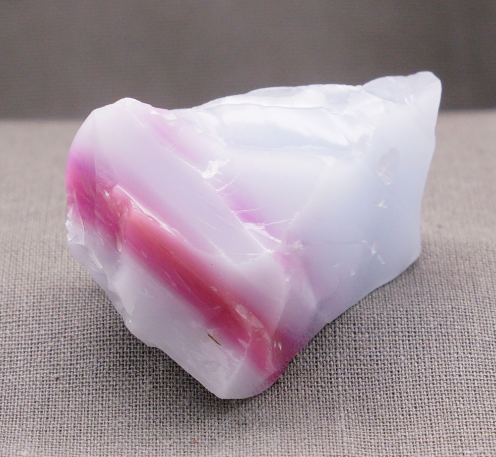 Rare Bicolor Pastel Lilac/HGW Pink Monatomic Andara Crystal 35.7 g. - Image 2