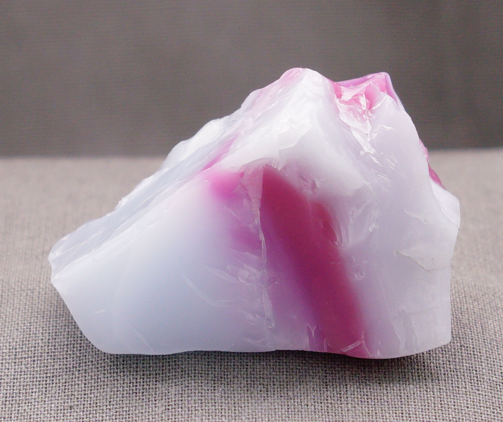 Rare Bicolor Pastel Lilac/HGW Pink Monatomic Andara Crystal 35.7 g.
