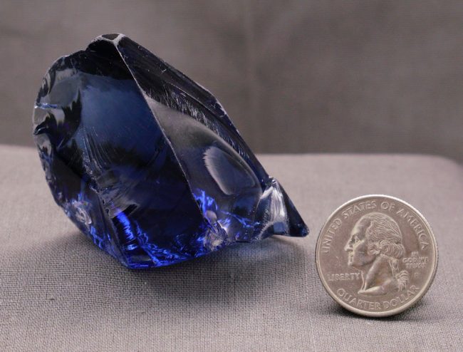 Rare Gem Banded Indigo Elestial Sapphire Monatomic Andara Crystal 66.5 g. - Image 4