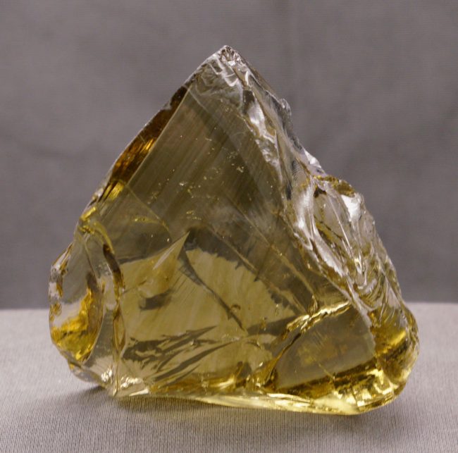 Gem Banded Celestial Gold "Heart" Monatomic Andara Crystal 136.8 g.