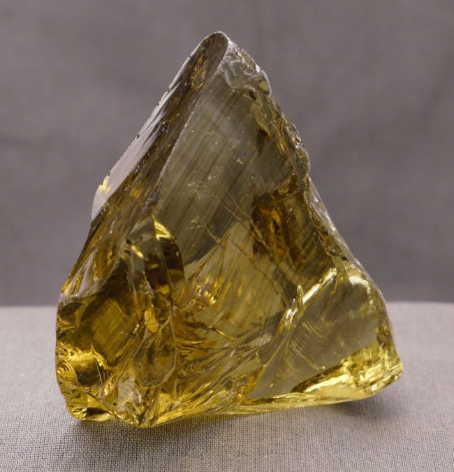 Gem Banded Celestial Gold "Heart" Monatomic Andara Crystal 136.8 g. - Image 3