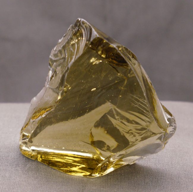 Gem Banded Celestial Gold "Heart" Monatomic Andara Crystal 136.8 g. - Image 6