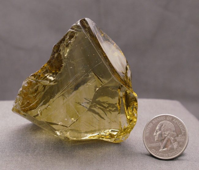 Gem Banded Celestial Gold "Heart" Monatomic Andara Crystal 136.8 g. - Image 8