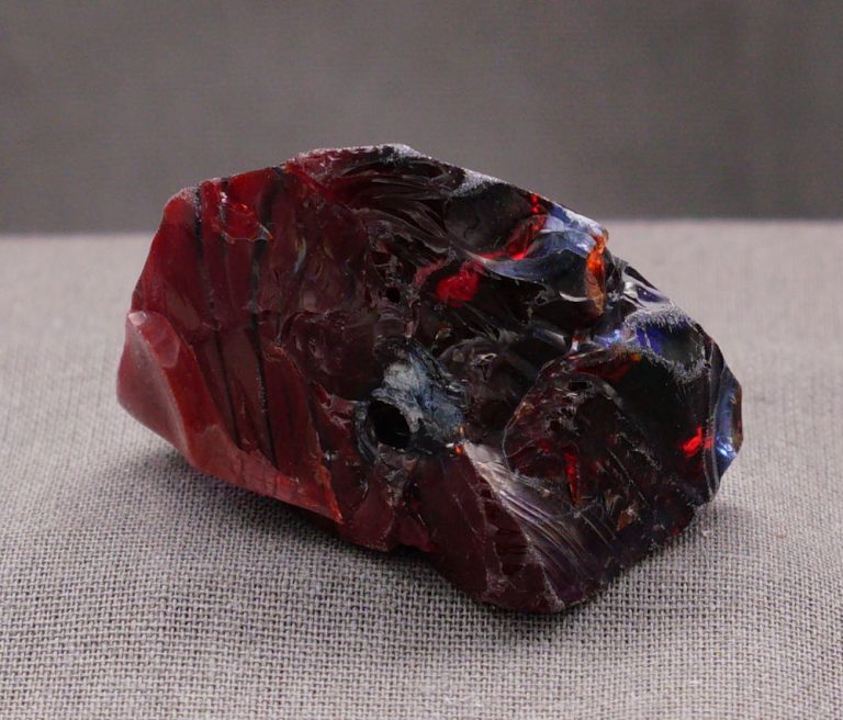 Rare Gem Multi Banded Tiger Iron/Dragon's Blood/Elestial Sapphire Monatomic Andara Crystal 24.1 g.