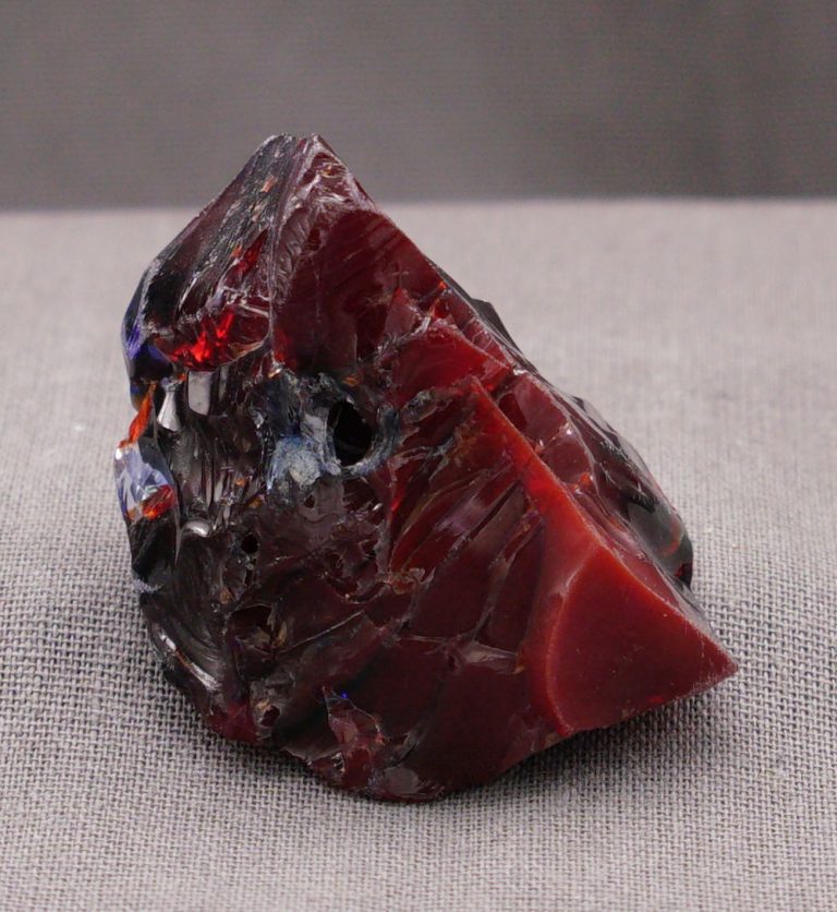 Rare Gem Multi Banded Tiger Iron/Dragon's Blood/Elestial Sapphire Monatomic Andara Crystal 24.1 g. - Image 4