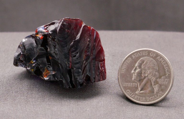 Rare Gem Multi Banded Tiger Iron/Dragon's Blood/Elestial Sapphire Monatomic Andara Crystal 24.1 g. - Image 7