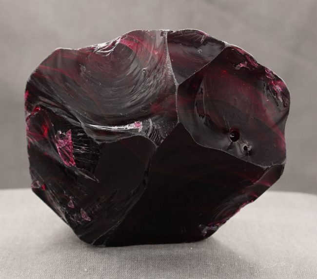 Gem Angel Aura Raspberry "Heart" Monatomic Andara Crystal 431.2 g.