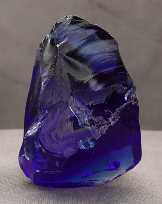Gem Banded Elestial Sapphire/Tanzanite Fire "Heart" Monatomic Andara Crystal 250.2 g. - Image 7