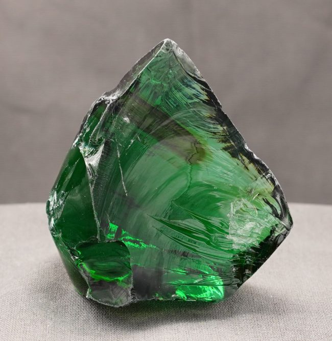 Rare Gem Bicolor Emerald Shift/Earth Shaman "Heart" Monatomic Andara Crystal 141.7 g.