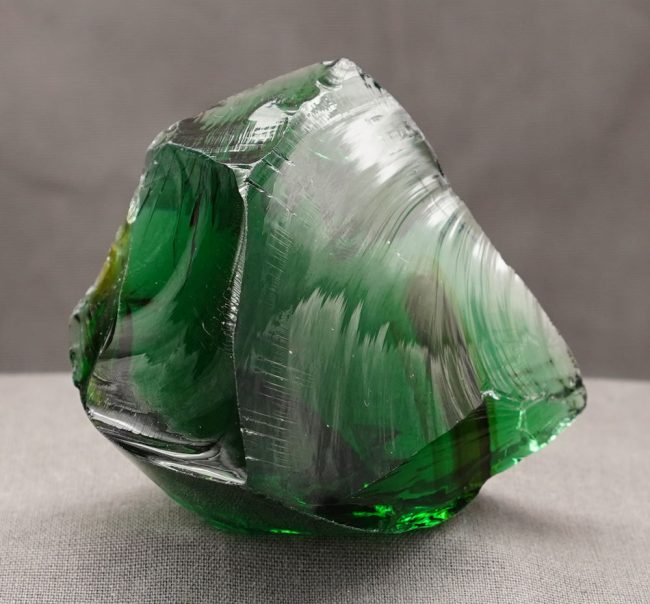 Rare Gem Bicolor Emerald Shift/Earth Shaman "Heart" Monatomic Andara Crystal 141.7 g. - Image 3