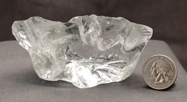 Gem Banded Angel Aura Cosmic Ice Monatomic Andara Crystal 66.9 g. - Image 5