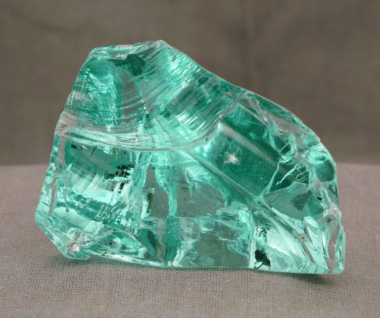 Gem Cyan Angeles "Heart" Monatomic Andara Crystal 105.5 g. - Image 3