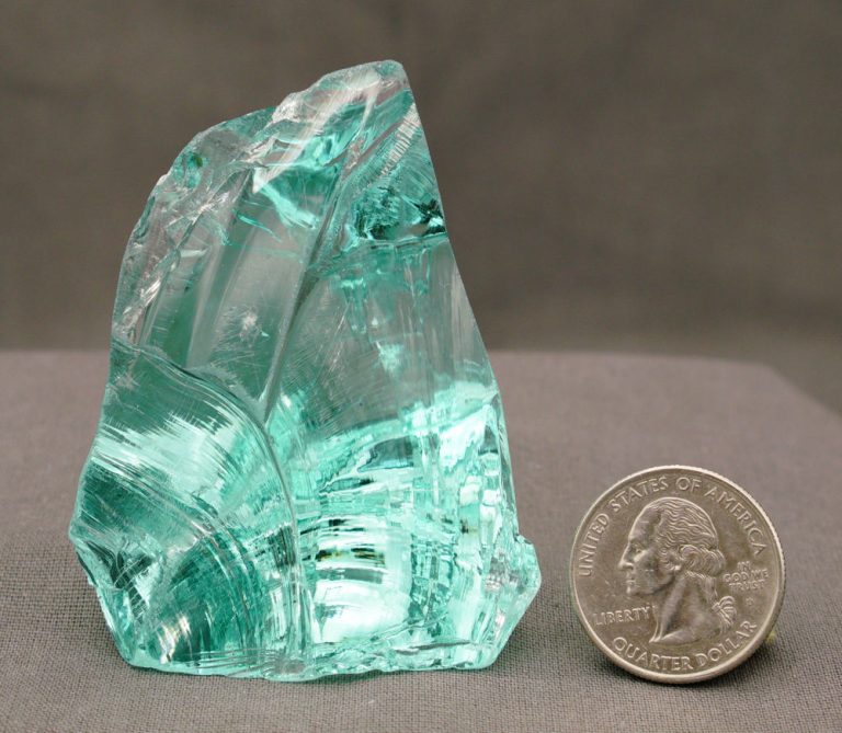 Gem Cyan Angeles "Heart" Monatomic Andara Crystal 105.5 g. - Image 7