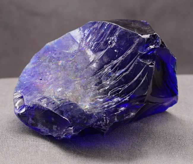 Gem Tanzanite Fire "Heart" Monatomic Andara Crystal 134.0 g.