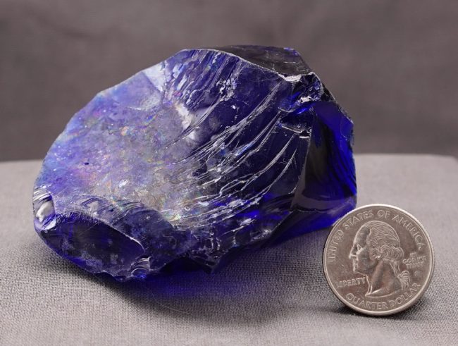 Gem Tanzanite Fire "Heart" Monatomic Andara Crystal 134.0 g. - Image 6