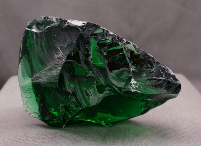 Gem Emerald Shift "Heart" Monatomic Andara Crystal 293.1 g.