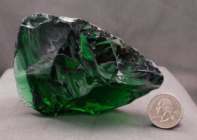 Gem Emerald Shift "Heart" Monatomic Andara Crystal 293.1 g. - Image 6