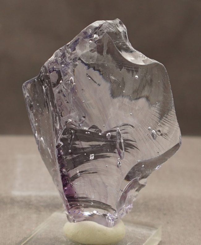 Gem Banded Ascendant Lilac Monatomic Andara Crystal 72.7 g. - Image 4