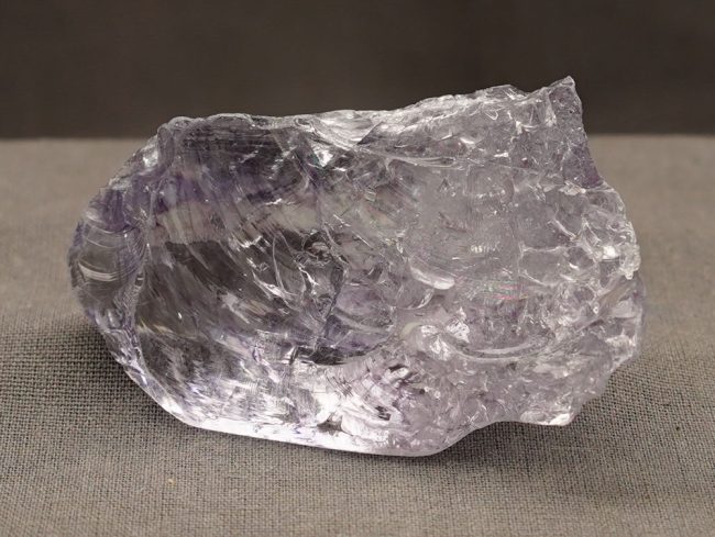 Gem Banded Ascendant Lilac Monatomic Andara Crystal 52.6 g. - Image 2