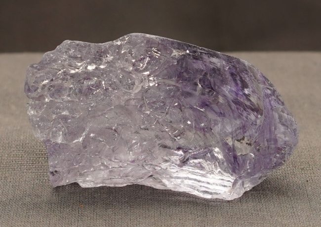 Gem Banded Ascendant Lilac Monatomic Andara Crystal 52.6 g.