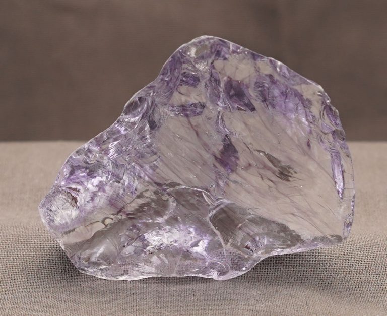 Gem Banded Ascendant Lilac Monatomic Andara Crystal 54.1 g.