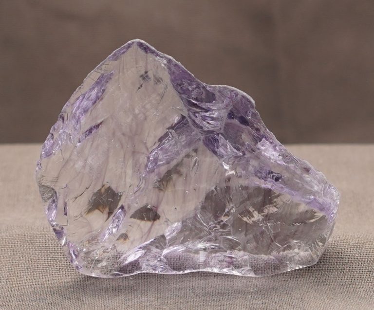 Gem Banded Ascendant Lilac Monatomic Andara Crystal 54.1 g. - Image 3