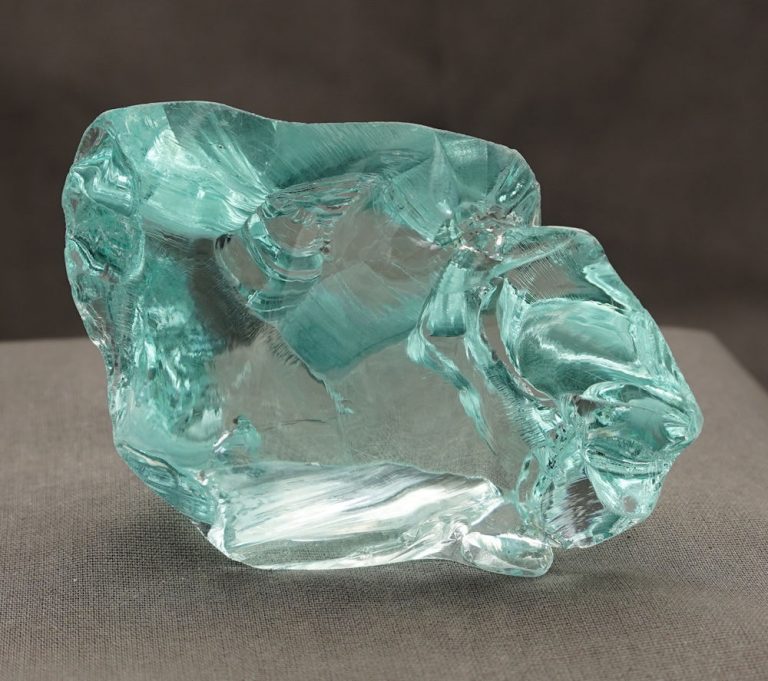 Gem Aqua Serenity "Heart" Monatomic Andara Crystal 181.8 g.