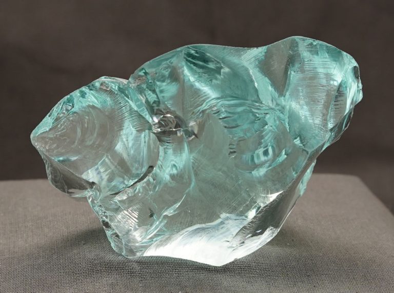 Gem Aqua Serenity "Heart" Monatomic Andara Crystal 181.8 g. - Image 5