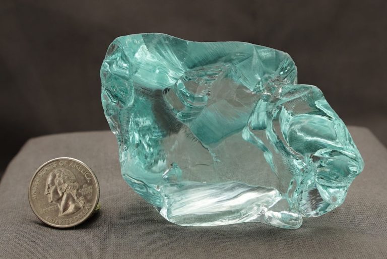 Gem Aqua Serenity "Heart" Monatomic Andara Crystal 181.8 g. - Image 6