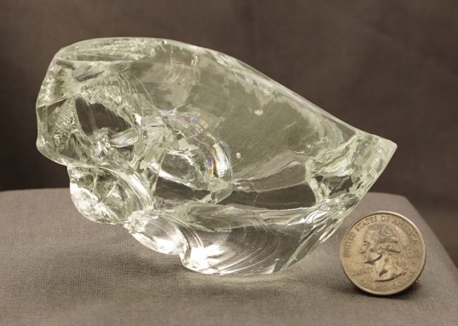Gem Cosmic Ice "Heart" Monatomic Andara Crystal 261.7 g. - Image 9