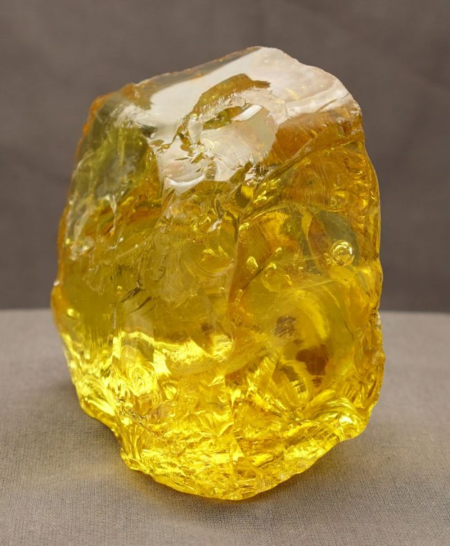 Gem Solaris "Heart" Monatomic Andara Crystal 383.0 g.
