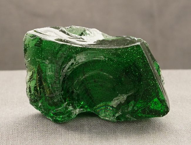 Gem Emerald Shift Sea Foam Monatomic Andara Crystal 59.8 g.