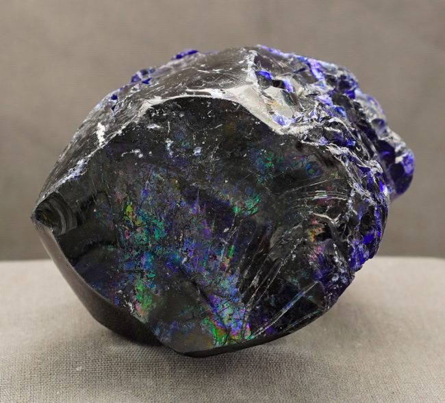 Gem Tanzanite Fire "Heart" with crystals Monatomic Andara Crystal 498.2 g. - Image 4