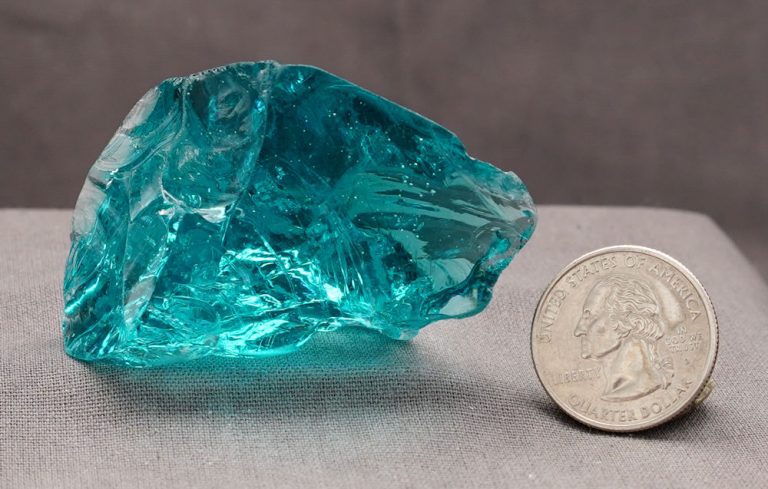 Gem Electric Blue Monatomic Andara Crystal 56.2 g. - Image 5