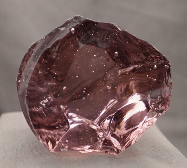 Rare Gem Rose de France "Heart" Monatomic Andara Crystal 996.0 g.