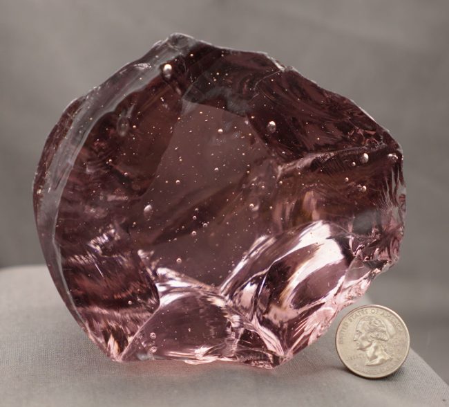 Rare Gem Rose de France "Heart" Monatomic Andara Crystal 996.0 g. - Image 9