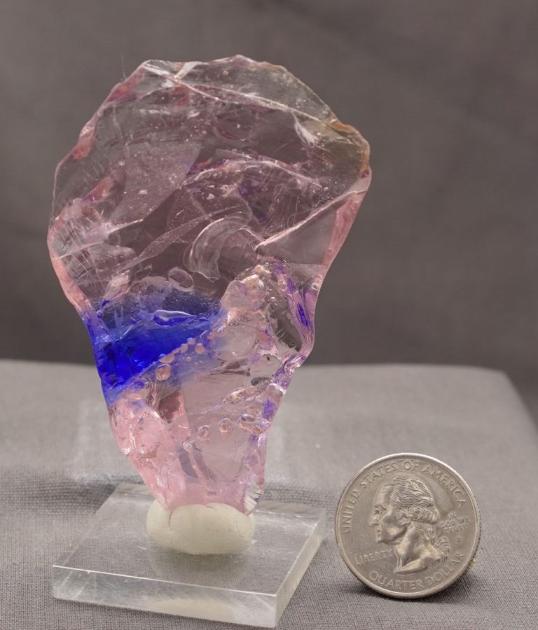 Rare Gem Multi Angel Aura HGW Pink/Gold/Elestial Sapphire Monatomic Andara Crystal 50.7 g. - Image 6