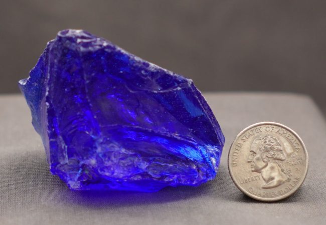 Elestial Sapphire/Tanzanite Fire Sea Foam Monatomic Andara Crystal 102.3 g. - Image 5