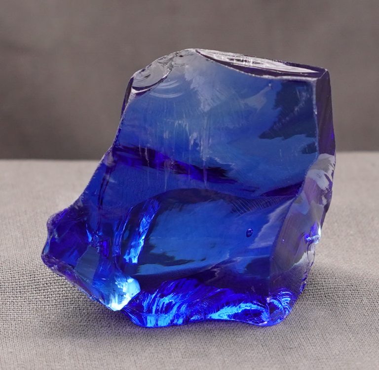 Gem Banded Elestial Sapphire/Tanzanite Fire Monatomic Andara Crystal 60.5 g. - Image 5