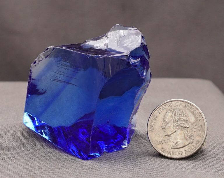 Gem Banded Elestial Sapphire/Tanzanite Fire Monatomic Andara Crystal 60.5 g. - Image 6