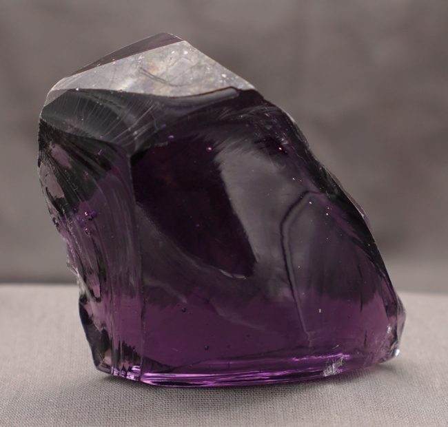 Gem Sovereign Amethyst "Heart" Monatomic Andara Crystal 280.2 g.