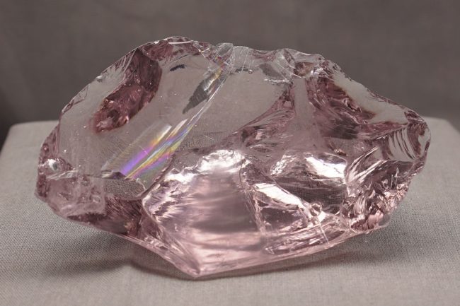 Rare Gem Rose de France Monatomic Andara Crystal 175.4 g.