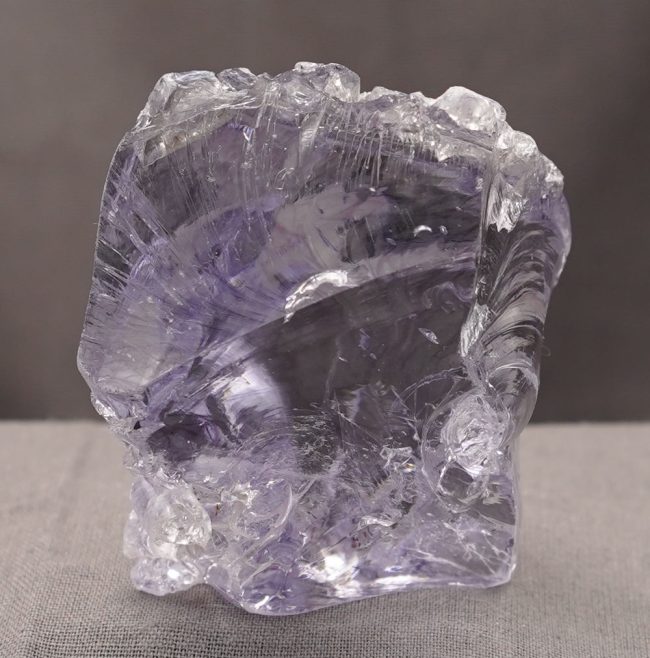 Rare Gem Banded Ascendant Lilac "Heart" with crystals Monatomic Andara Crystal 145.5 g. - Image 5