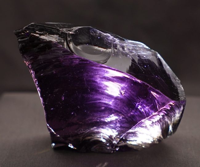 Gem Sovereign Amethyst "Heart" Monatomic Andara Crystal 280.2 g. - Image 7