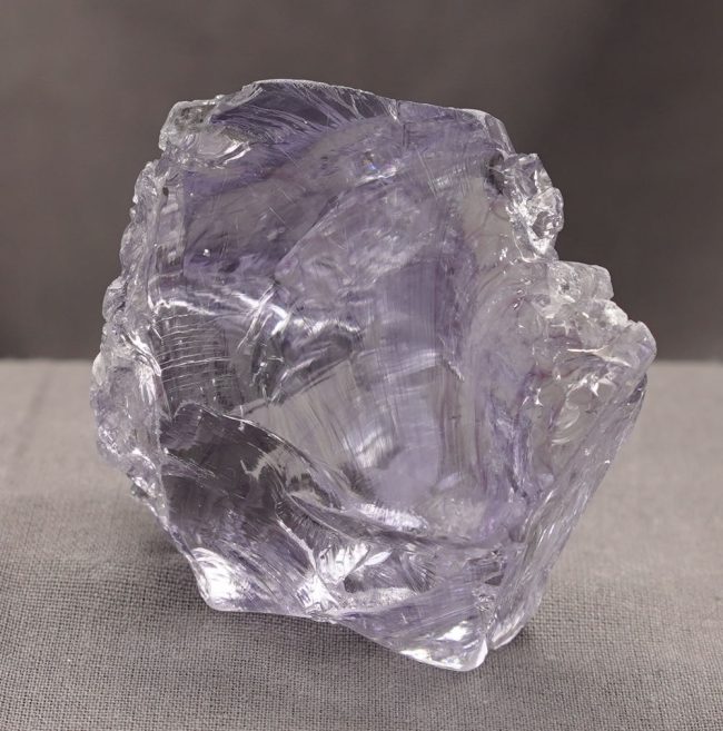 Rare Gem Banded Ascendant Lilac "Heart" with crystals Monatomic Andara Crystal 145.5 g. - Image 7