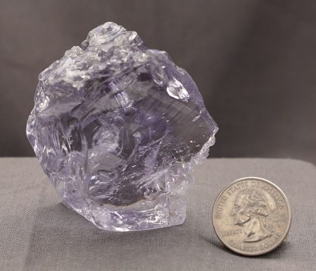 Rare Gem Banded Ascendant Lilac "Heart" with crystals Monatomic Andara Crystal 145.5 g. - Image 8