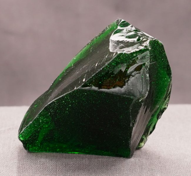 Gem Emerald Shift Sea Foam Monatomic Andara Crystal 105.5 g.